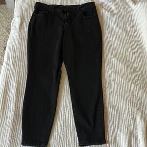 Maurices Black High Rise Curvy Jeans Ankle-Length